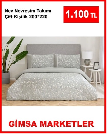 Nev Nevresim Takımı Çift Kişilik 200*220