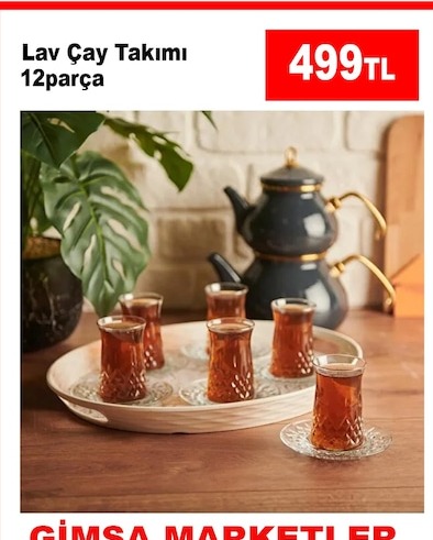 Lav Çay Takımı 12 Parça