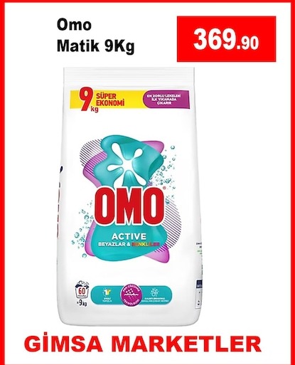 Omo Matik Deterjan 9Kg