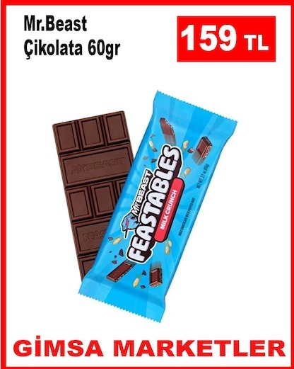 Mr.Beast Çikolata 60Gr