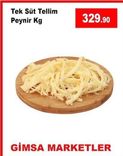 Tek Süt Tellim Peynir Kg