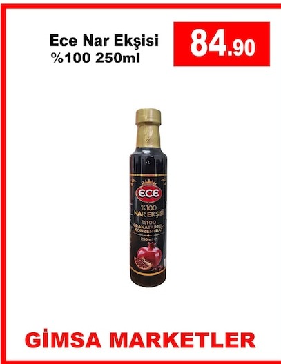 Ece Nar Ekşisi %100 250Ml