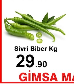 Sivri Biber Kg