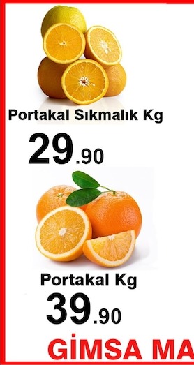 Portakal Sıkmalık Kg