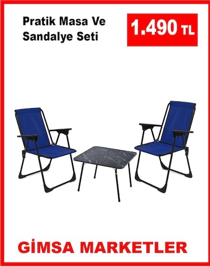 Pratik Masa Ve Sandalye Seti