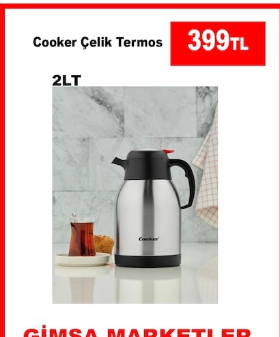 Cooker Çelik Termos 2Lt