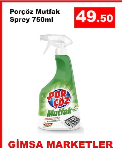Porçöz Mutfak Sprey 750Ml