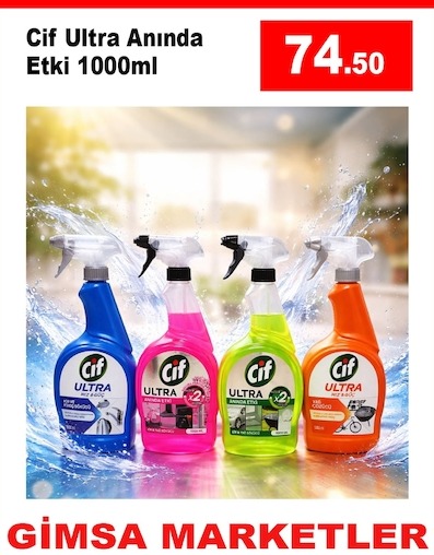 Cif Ultra Anında Etki 1000Ml