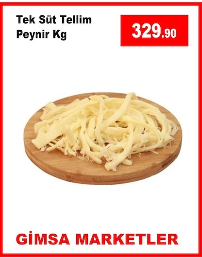 Tek Süt Tellim Peynir Kg