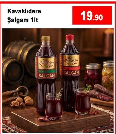 Kavaklıdere Şalgam 1Lt