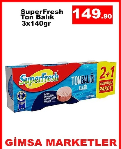 Superfresh Ton Balik 3X140Gr