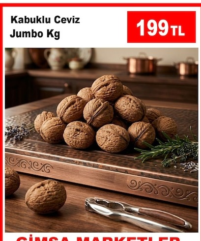 Kabuklu Ceviz Jumbo Kg