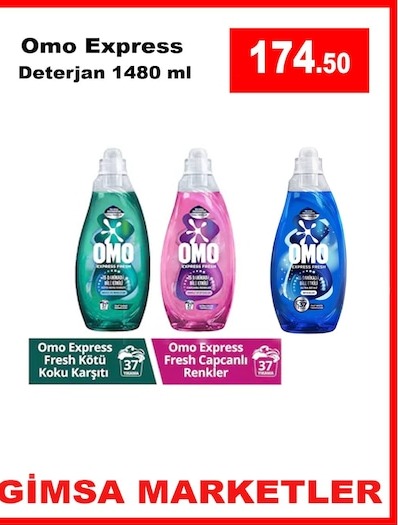 Omo Express Deterjan 1480 Ml