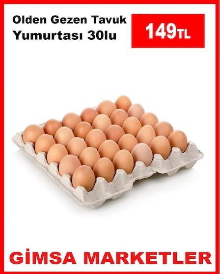 Olden Gezen Tavuk Yumurtası 30Lu