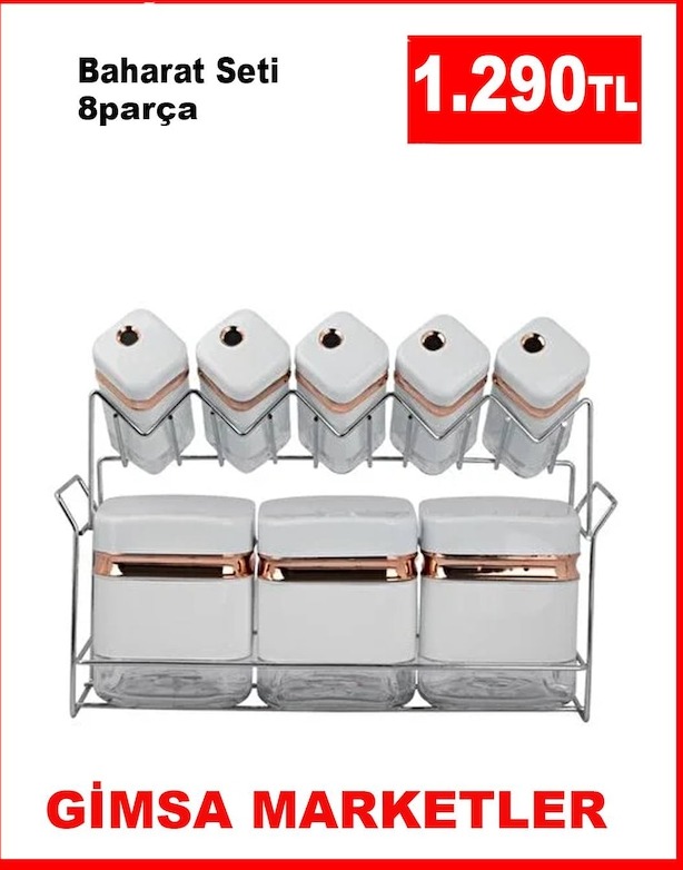 Baharat Seti 8 Parça
