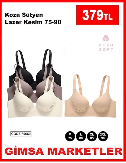 Koza Sütyen Lazer Kesim 75-90