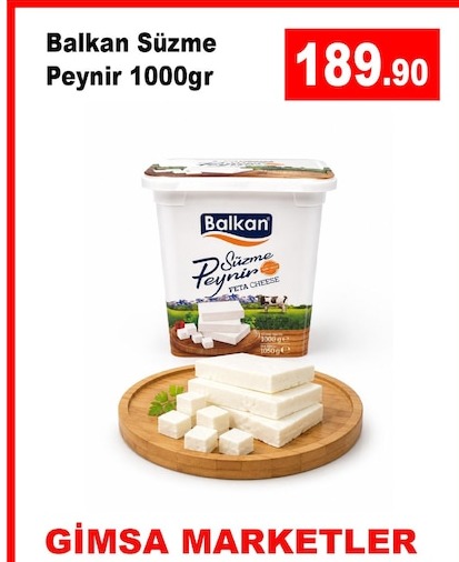Balkan Süzme Peynir 1000Gr