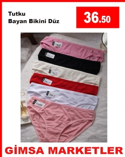 Tutku Bayan Bikini Düz