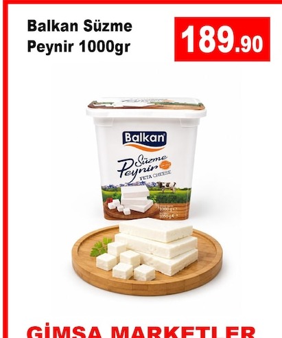 Balkan Süzme Peynir 1000Gr
