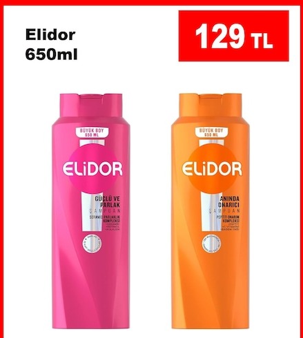 Elidor Şampuan 650Ml