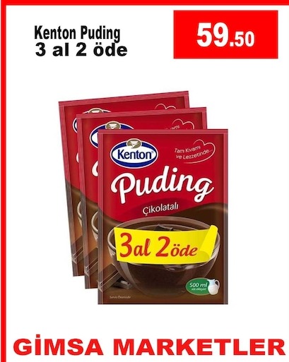 Kentonı Puding Çikolatalı