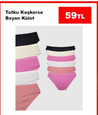 Tutku Kaşkorse Bayan Külot