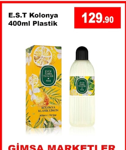 E.S.T Kolonya 400Ml Plastik