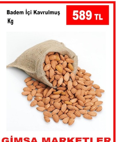 Badem İçi Kavrulmuş Kg