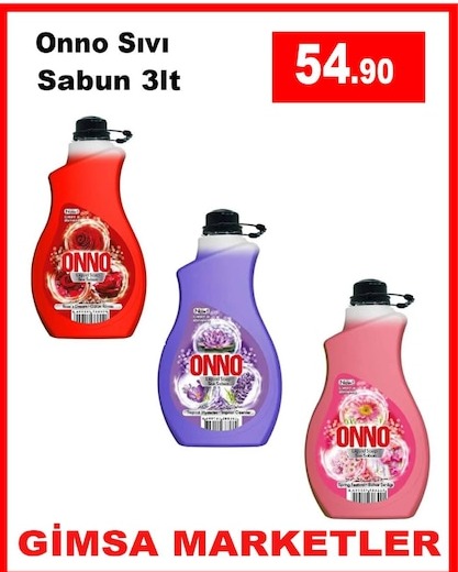 Onno Sıvı Sabun 3 Lt