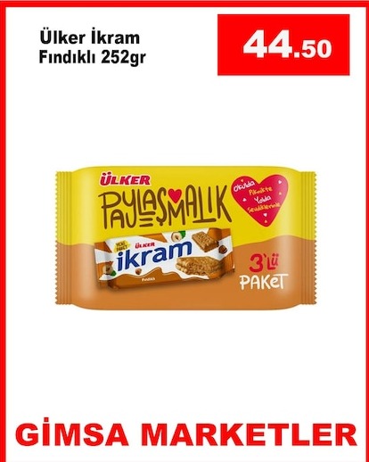Ülker İkram Fındıklı 252G