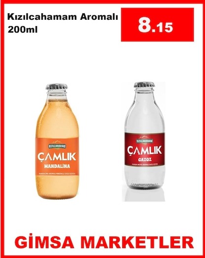 Kızılcahamam Aromalı Mandalina Gazoz 200Ml
