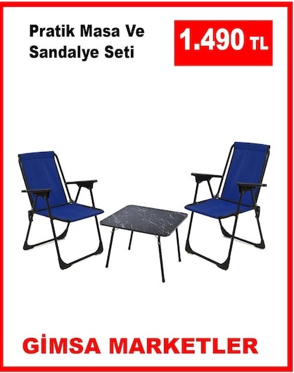 Pratik Masa Ve Sandalye Seti