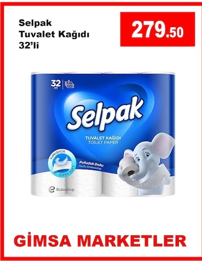 Selpak Tuvalet Kağıdı 32'Li