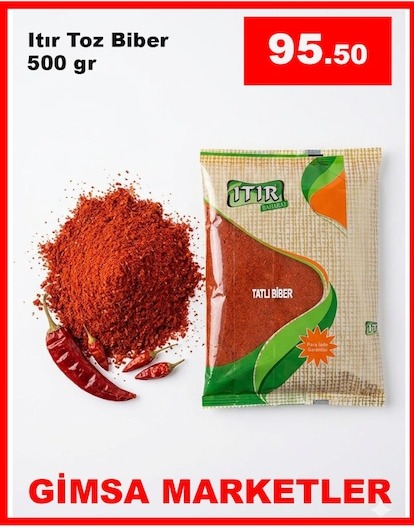 Itır Toz Biber 500Gr