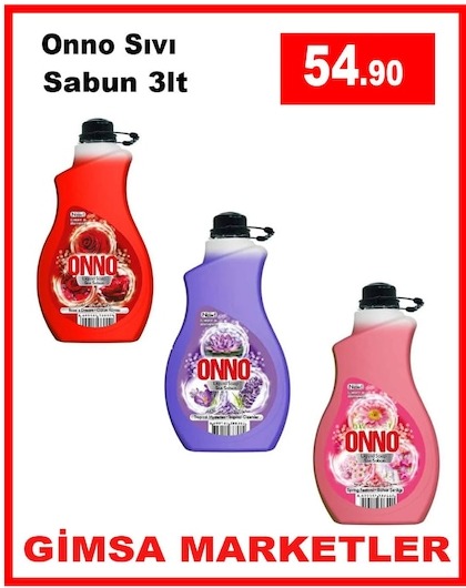 Onno Sıvı Sabun 3Lt