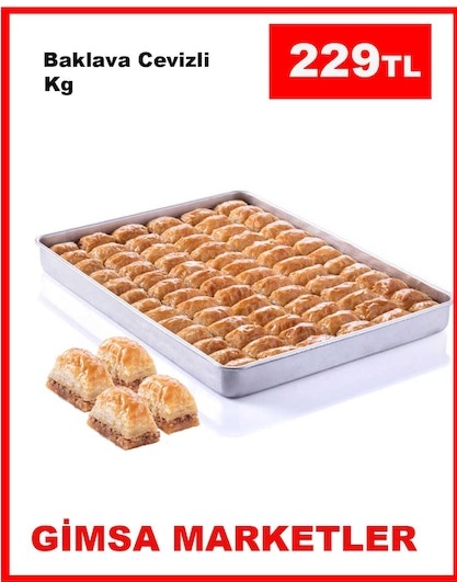 Baklava Cevizli Kg