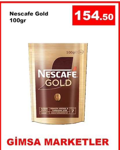 Nescafe Gold Kahve 100Gr