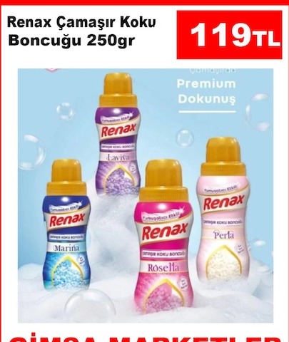 Renax Çamaşır Koku Boncuğu 250 G