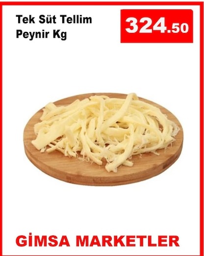 Tek Süt Tellim Peynir Kg