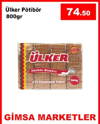 Ülker Pötibör 800Gr