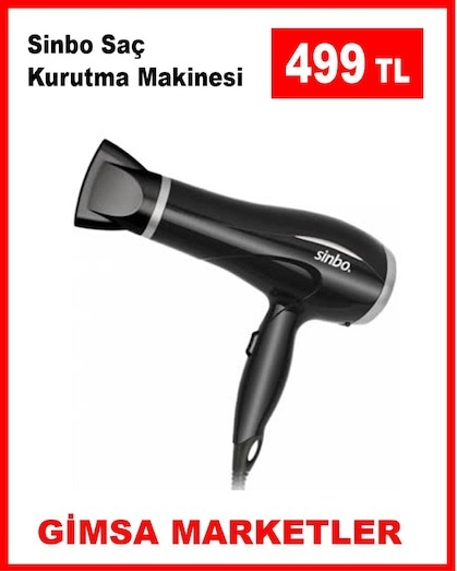 Sinbo Saç Kurutma Makinesi