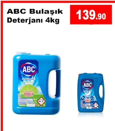 Abc Bulaşık Deterjanı 4Kg
