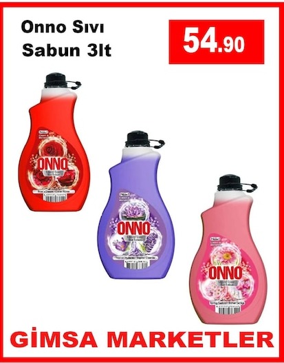 Onno Sıvı Sabun 3Lt