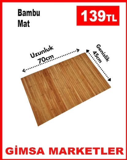 Bambu Mat 70X45Cm