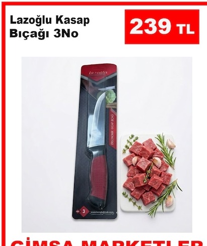 Lazoğlu Kasap Biçaği 3 No