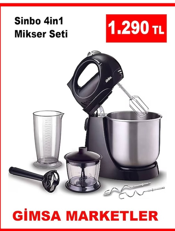 Sinbo 4In1 Mikser Seti