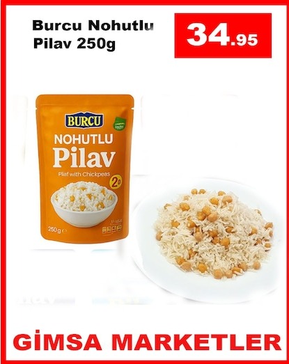Burcu Nohutlu Pilav 250G