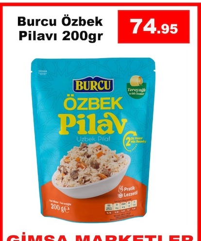 Burcu Özbek Pilavı 200Gr