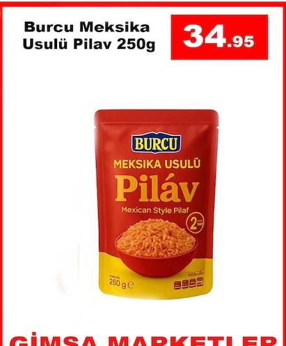 Burcu Meksika Usulü Pilav 250G