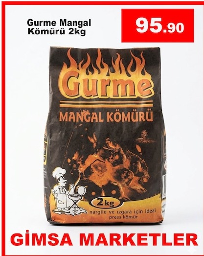 Gurme Mangal Kömürü 2Kg